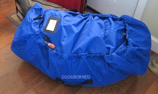 Deuter in transport bag