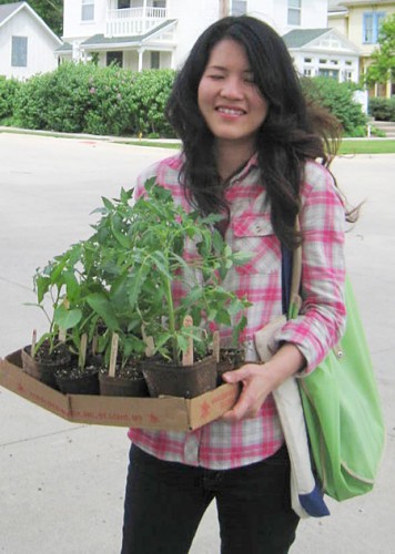 Me and my scores from farmer's market