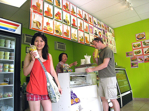 Summer Frappe smoothie, Honolulu Chinatown