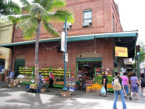 Fresh fruits, Honolulu Chinatown