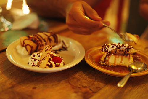 Flan & Fried Ice Cream