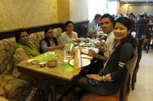 family (& big piece of paper dosai)