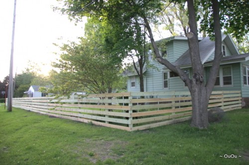 after: side yard