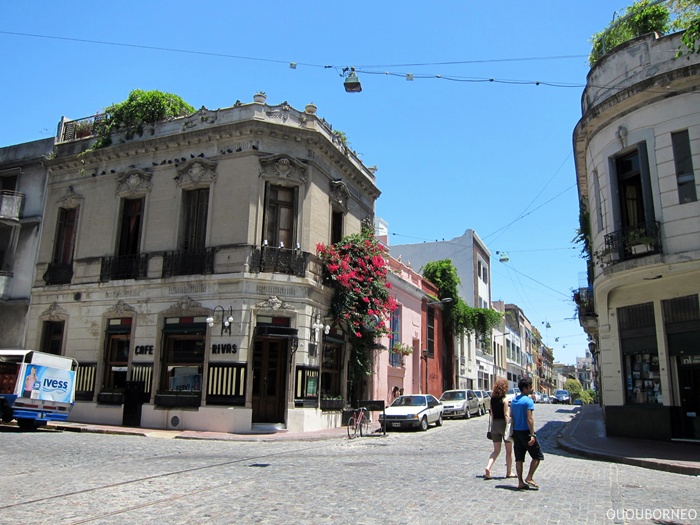 San Telmo Cobblestone Street